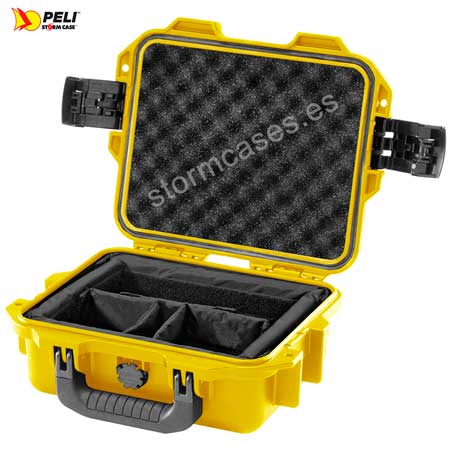 PELICAN STORM CASE iM2050 amarilla con divisores