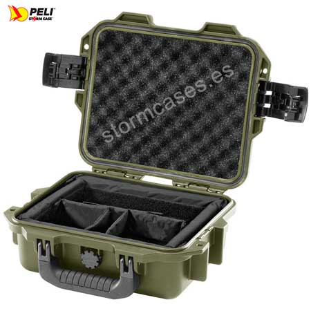 PELICAN STORM CASE iM2050 verde con divisores