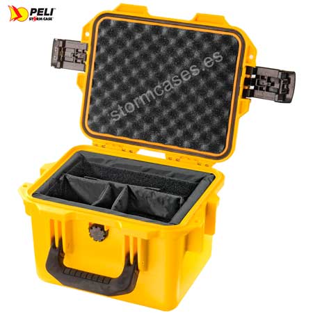 PELICAN STORM CASE iM2075 amarilla con divisores