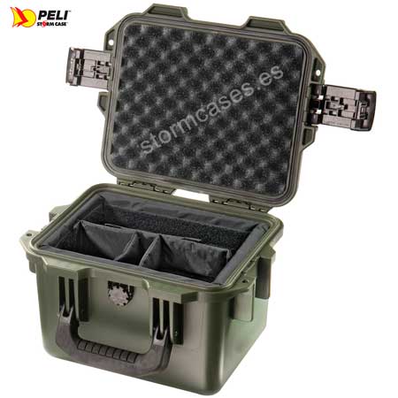 PELICAN STORM CASE iM2075 verde con divisores