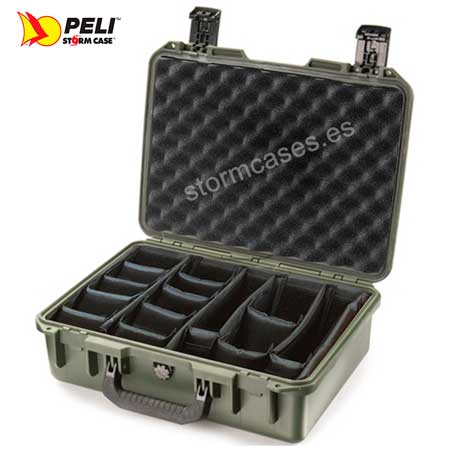 PELICAN STORM CASE iM2300 verde con divisores