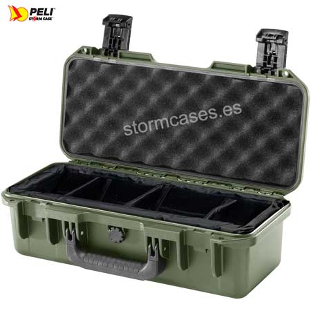 PELICAN STORM CASE iM2306 verde con divisores