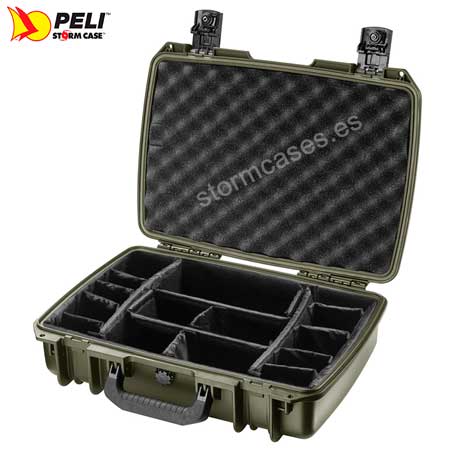 PELICAN STORM CASE iM2370 verde con divisores