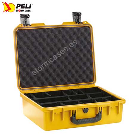 PELICAN STORM CASE iM2400 amarilla con divisores