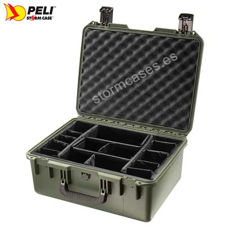 PELICAN STORM CASE iM2450 verde con divisores