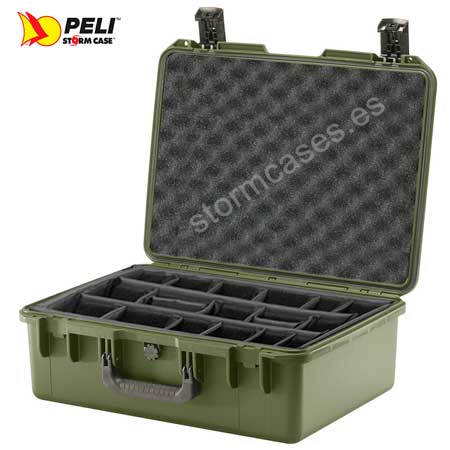 PELICAN STORM CASE iM2600 verde con divisores