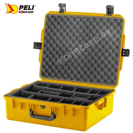 PELICAN STORM CASE iM2700 amarilla con divisores
