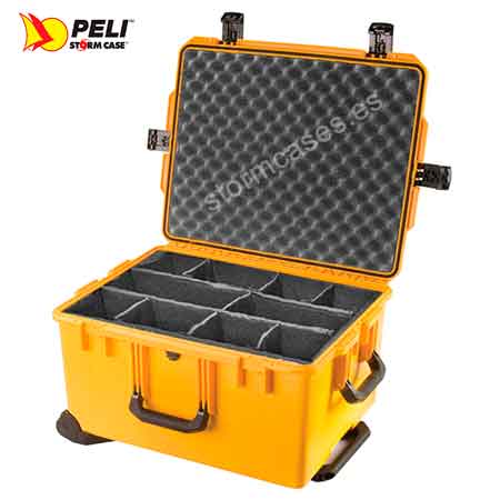 PELICAN STORM CASE iM2750 amarilla con divisores