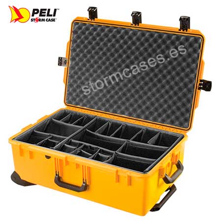 PELICAN STORM CASE iM2950 amarilla con divisores