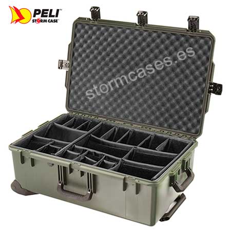 PELICAN STORM CASE iM2950 verde con divisores